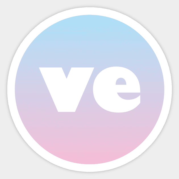 Ve - Pronoun Sticker by inSomeBetween